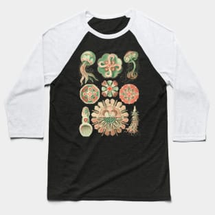 Ernst Haeckel Discomedusea Jellyfish Natural Baseball T-Shirt